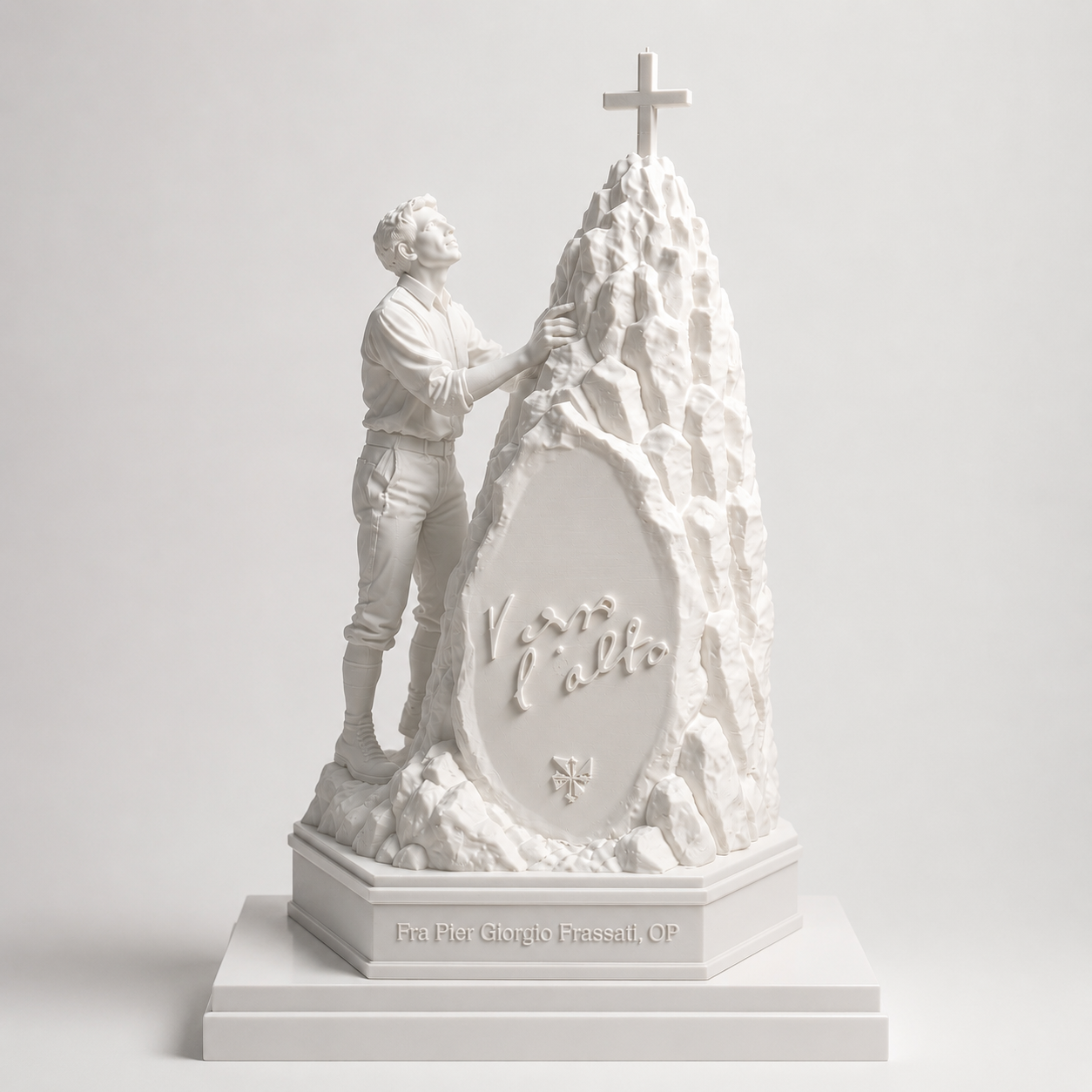 San Pier Giorgio Frassati — Imagen Devocional "Verso l'alto"