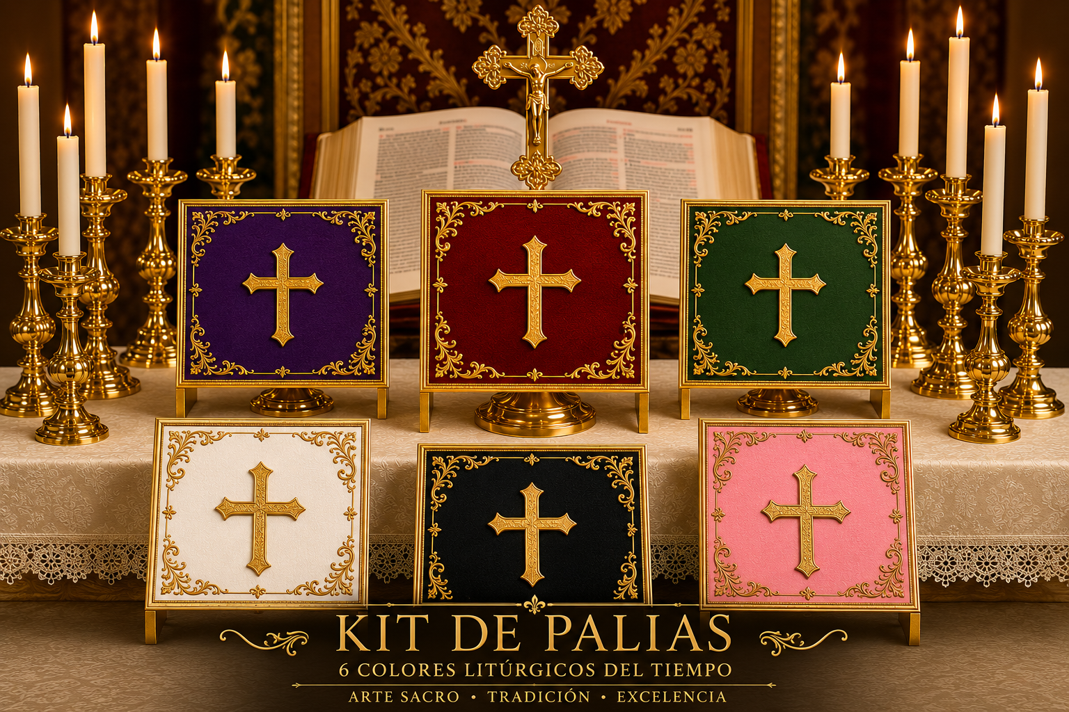 Kit de Palias para Cáliz – Año Litúrgico Completo para Diario
