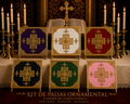 Kit de Palias para Cáliz – Colección Ornamental para Solemnidades (Año Litúrgico)
